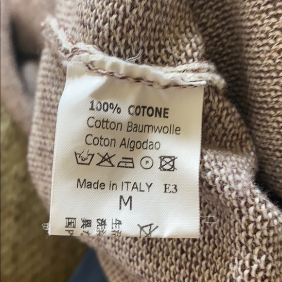 A. TESTONI MADE IN ITALY SIZE 48 MENS SWEATER 100% COTTON🇮🇹🤎 - Picture 5 of 5